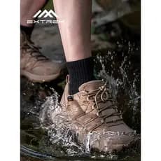 Extrek trekking caminhadas sapatos trincheiras baixo-topo sapatos ao ar livre evento à prova dwaterproof água Vibram Ant