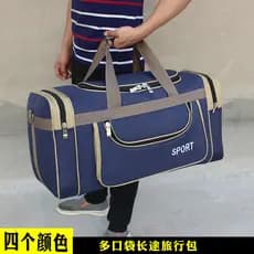Bolsa de bagagem de trabalho Oxford pano durável preto mochila feminina grande capacidade bolsa de viagem ao ar livre ma