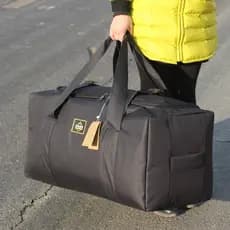 Tamanho grande Oxford pano impermeável portátil saco de viagem saco de bagagem masculino trabalho de longa distância gra