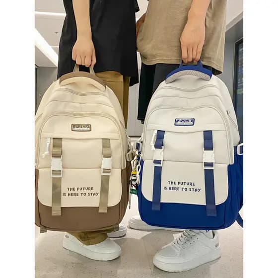 Mochila escolar para meninas do ensino médio, estudantes do ensino médio, meninos, grande capacidade, 2025, novo estilo,