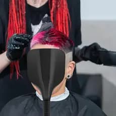[reqoul] Capa De Proteção Ocular Profissional Para Cortes De Cabelo , Máscara De Spray Antiderrapante Salões De Cabeleir