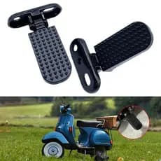[mcpdwt] 2 Pedais De Roda Traseira De Bicicleta Apoio Para Os Pés Feito De Liga De Alumínio Bicicletas Elétricas Fácil I