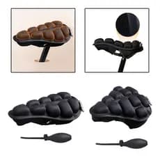 [mcpdwt] Almofada De Assento Confortável , Capa Inflável Selim Com Absorção De Choque Macia 3D , Para Bicicletas De Estr