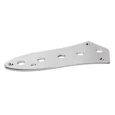 [mcpdwt] Placa De Controle De 5 Furos De Aço Brilhante Para Baixo Jazz Guitarra Cromada