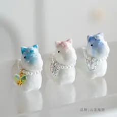Camélia homem Mustang ano novo presente de ano novo Jingdezhen mesmo estilo cerâmica girando pônei bonito decoração de e