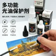 Artriink escudo multifuncional polonês protetor pintura a óleo gesso boneca Anti-poeira brilho agente de polimento