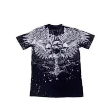 Amazon venda quente europeu americano Street Wear Cross-Border novo estilo asas impressão 3D estilo casal moda na moda c