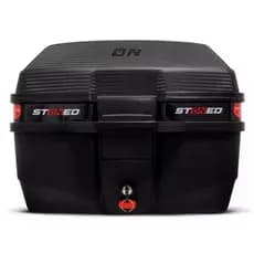 BAU BAULETO STONED 35 LITROS BASE UNIVERSAL PROMOÇÃO MOTOBOY + PARAFUSOS E CHAVE OFERTA IMPERDIVEL
