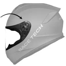SUPORTE DE VISEIRA ORIGINAL RACE TECH HIT PLUS/DRAW/FASTER/LIZARD PROMOÇÃO