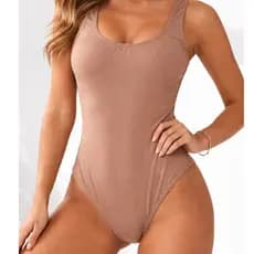 Body Maio Feminino Costa Nua Alça Larga Moda Praia P M G GG
