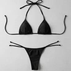 Biquíni Cortininha Amarração Sem Bojo Moda Praia