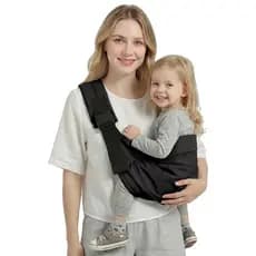 Porta-bebês MISSWISDOM, Canguru para Crianças com Fivela de Segurança Dupla e Alça de Ombro Ajustável (8-40lbs), Porta-b