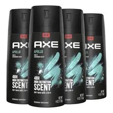 Desodorante Corporal AXE Apollo para Proteção Duradoura contra Odor, Desodorante de Sálvia e Cedro para Homens, Formulad