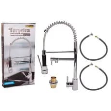 Torneira Cozinha Aco Inox Ducha Extensivel Flexivel Design Moderno Durabilidade Praticidade
