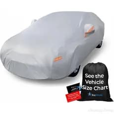 Capa para Carro EzyShade de 10 Camadas Impermeável para Todas as Condições Climáticas - Consulte a Tabela de Tamanhos de