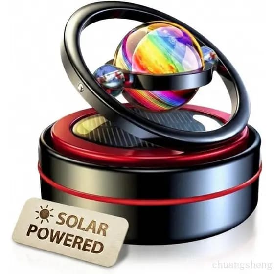 Girador Solar para Painel de Carro, Difusor Decorativo Cinético Alimentado por Energia Solar, Acessórios Automotivos com