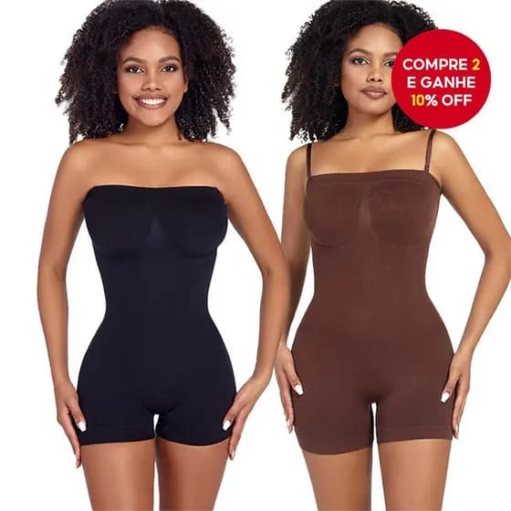 Body Modelador Feminino YWDV com Controle de Abdômen, Modelador Corporal Sem Costura, Top Modelador