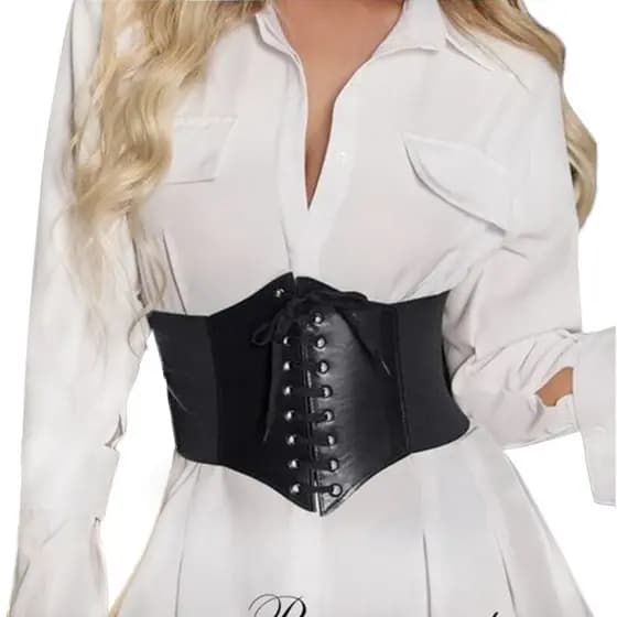 Top Corset Gótico Feminino HSLM com Barbatanas, Sem Enchimento, para Casamento, Modelador de Corpo