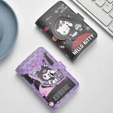 Porta-Cartões Multi-Slots em Couro PU Sanrio XTYW JTN Anime Hello Kitty Kuromi Cinnamoroll Carteira K 8945
