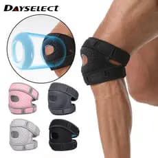 DAYSELECT 1 Peça Esportiva Patelar Cinta Ajustável Respirável Leve Pressurizada Fitness Joelheira