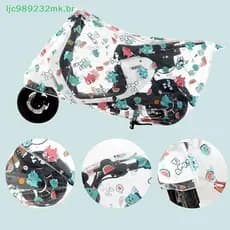 [MYBR] 1 Peça Capa Translúcida Para Motocicleta De Chuva À Prova D'água Bicicleta Elétrica Sol E Poeira Equipamento De P