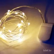 3 Kit Fio Luzes De Fada Led 1 Metros Para Festa Em Casa De Casamento DecoraçãO De Natal