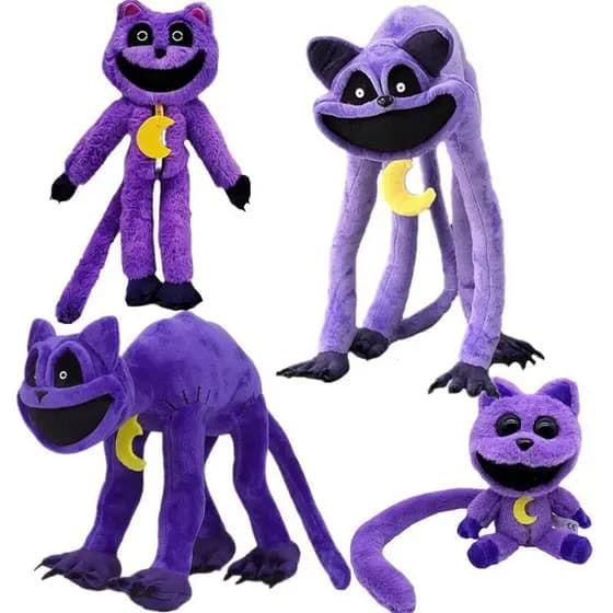 Pelúcia Smiling Critters de 50CM, Brinquedos de Pelúcia Catnap Poppy Playtime, 3 Bonecos Poppy Playtime