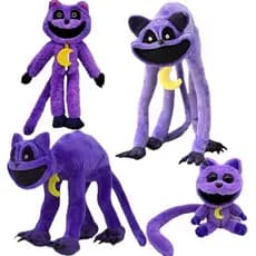 Pelúcia Smiling Critters de 50CM, Brinquedos de Pelúcia Catnap Poppy Playtime, 3 Bonecos Poppy Playtime