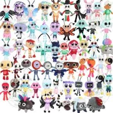 93 Brinquedos de Pelúcia Macios Estilo Dandy's World, Boneca Almofada Fofa, Presente de Aniversário