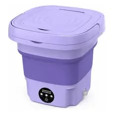 Mini Máquina De Lavar Centrífuga Portátil Dobrável 11L Lavarropa Moderna para Roupas Íntimas Infantil e Panos