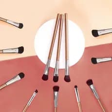 5pcs conjunto de pincéis de maquiagem ferramentas de beleza pincel de sombra de maquiagem conjunto completo pincel de be