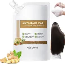 Shampoo Anti-Queda de Cabelo, Promove o Crescimento Capilar, Shampoo de Tratamento para Queda de Cabelo, Rico em Vários