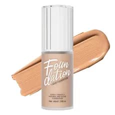 Base Líquida Matte Corretiva Nutritiva para Maquiagem Facial para uma Aparência Impecável