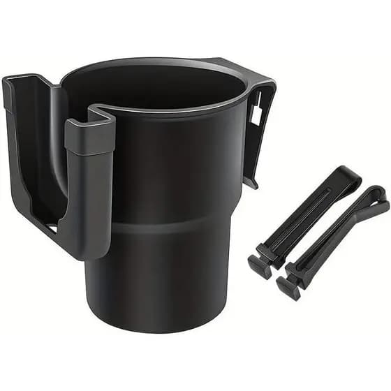 Saída de Ar para Carro, Porta-Copos, Suporte para Telefone, Armazenamento Multifuncional, Organizador de Bebidas (Preto)