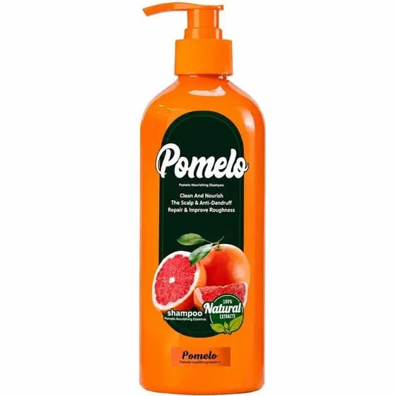 Shampoo Pomelo para Hidratação e Nutrição Capilar – Shampoo com Extrato de Plantas Naturais para Cabelos Secos e Danific