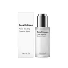 Sérum Potencializador de Colágeno Profundo, Sérum Facial Hidratante e Suavizante com Glicerina, Fórmula Leve e Não Oleos
