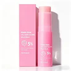 Bálsamo Multiuso em Bastão PDRN Pink Collagen Volume |   Bálsamo de Colágeno para Olheiras, Pescoço e Testa |   Cuidado