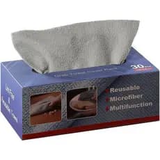Pano de Limpeza de Microfibra, Pacote com 20 Panos de Limpeza, Toalhas de Microfibra Reutilizáveis, Sem Pelos e Altament