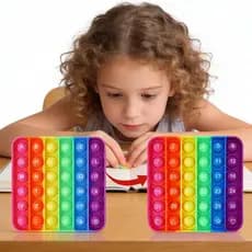 Brinquedos Fidget com Letras P00p, Brinquedos Educativos e de Aprendizagem ABC, Brinquedos Fidget Poppers, Alívio do Est