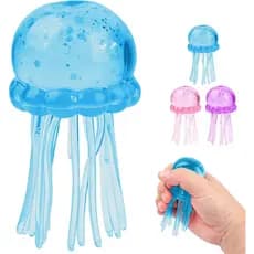 Brinquedos de Apertar em Forma de Água-Viva, Água-Viva Macia, Bola Antiestresse com Design de Água-Viva, Brinquedos de A