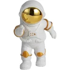 MOOCOCO Brinquedos de Figuras de Astronauta, Escultura de Astronauta para Decoração de Casa, Estátuas de Resina de Astro