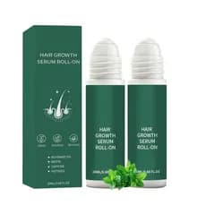 Sérum para Crescimento Capilar em Roll-On para Tratamento do Couro Cabeludo com Óleo de Alecrim e Biotina, Rápida Absorç