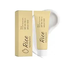 Protetor Solar Facial SPF 50 com Extrato de Arroz, Protetor Solar Coreano Leve e Hidratante para Rosto e Corpo, Protetor