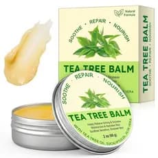 Bálsamo de Óleo de Tea Tree ABOUME, Bálsamo de Tea Tree Ajuda a Aliviar a Pele Seca, Com Coceira e Propensa a Fungos, Bá