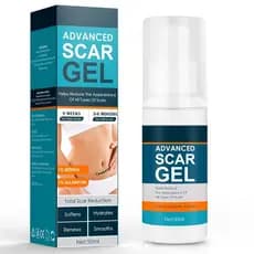 Gowgaw Gel para Cicatrizes, Creme para Cicatrizes, Gel Avançado para Cicatrizes Cirúrgicas, Rosto, Corpo, Pernas, Queima