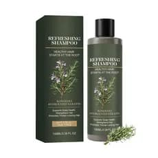 Shampoo Refrescante para Couro Cabeludo e Fios – Extrato de Alecrim com Queratina Hidrolisada, Fórmula Leve e Hidratante