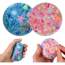 Picky Pad Genérico 2 Peças - Pads Sensoriais Multicoloridos, Brinquedo Sensorial para Alívio de Picotar a Pele, Tricotil