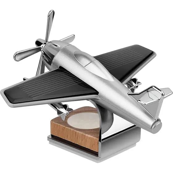 Difusor de Aromas para Carro em Forma de Avião: Difusor de Óleos Essenciais Solar para Carro - Difusor de Óleos Essencia