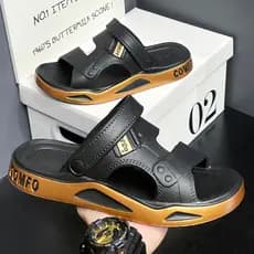 Sandálias de EVA sapatos masculinos verão ao ar livre usar chinelos de condução de dupla utilização leve resistente ao d