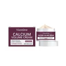 Creme Facial Volume de Cálcio, Firmador e Hidratante Profundo com Extrato de Colágeno e Elastina Hidrolisada, 1 oz